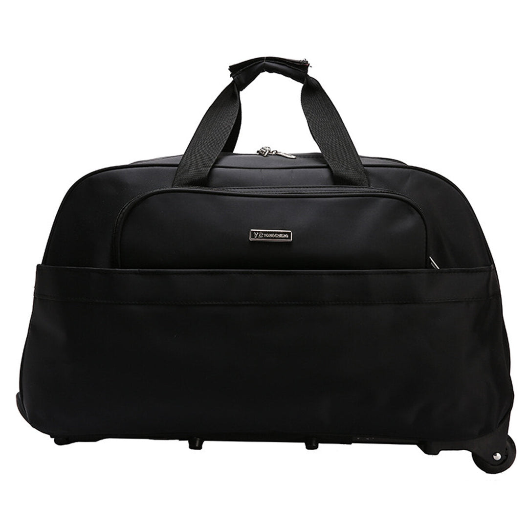 High Capacity Travel Duffle Luggage Trolley Bag With Wheels Rolling Suitcase Travel Bags Carry-On Bag Image 11