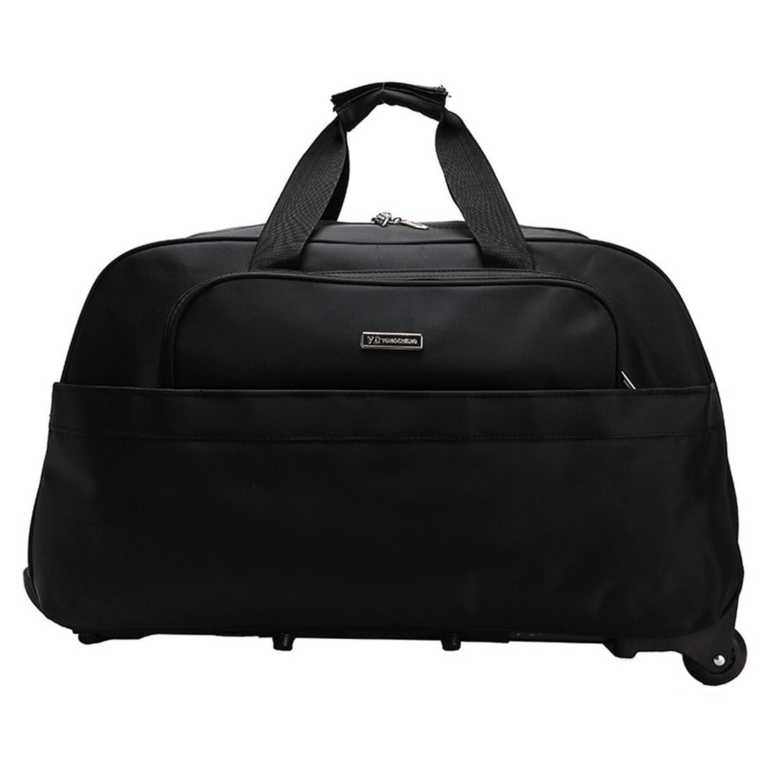 High Capacity Travel Duffle Luggage Trolley Bag With Wheels Rolling Suitcase Travel Bags Carry-On Bag Image 1