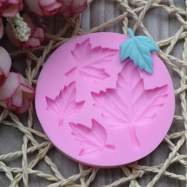 Mapple Leaf Silicone Fondant Mold Sugarcraft Cake Decorating Mould Image 4