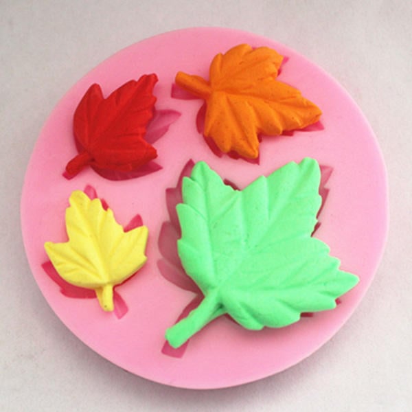 Mapple Leaf Silicone Fondant Mold Sugarcraft Cake Decorating Mould Image 5