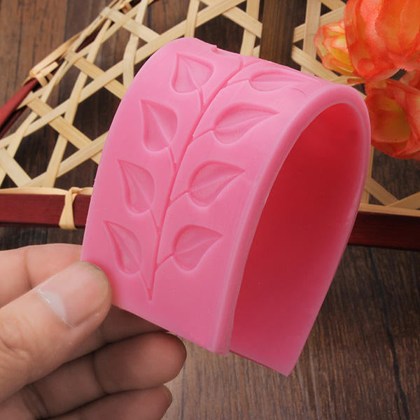 Leaves Fondant Silicone Mold Lace Cake Mould Cake Decoration Tool Image 5