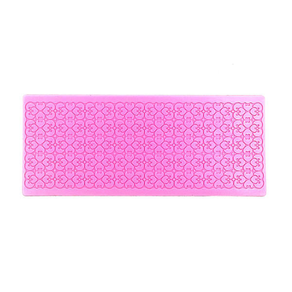 Lace Silicone Cake Mold Fondant Print Mould Decorating Tool Image 1