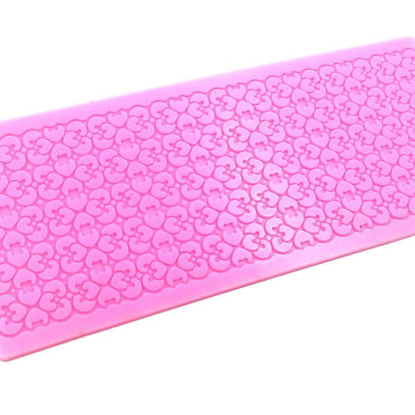 Lace Silicone Cake Mold Fondant Print Mould Decorating Tool Image 3