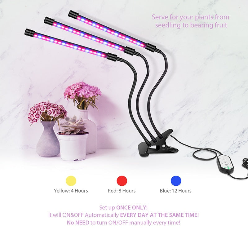 LED Grow Light USB Phyto Lamp Full Spectrum Fitolamp With Control Phytolamp For Plants Seedlings Flower Home Tent Image 6