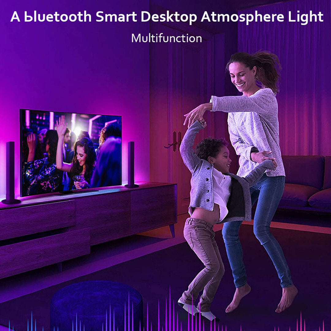 LED Atmosphere Light Speaker Music Player with APP Control Music Follow Mode Fill Light Image 6