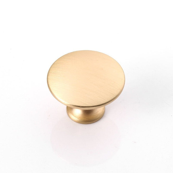 Modern Cupboard Pull Drawer Knobs Zinc Alloy Furniture Wardrobe Round Handle Pulls Image 1