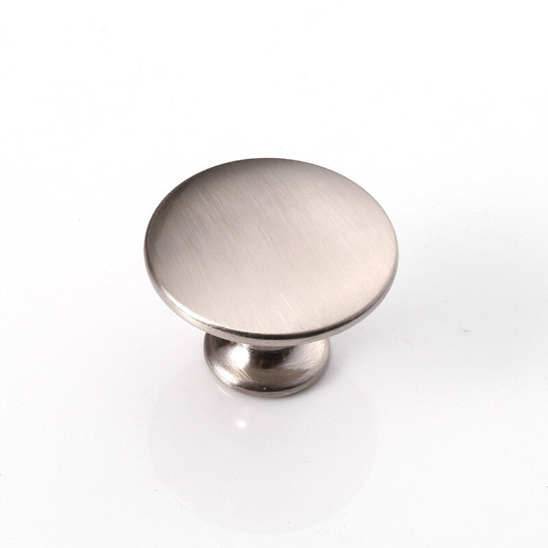 Modern Cupboard Pull Drawer Knobs Zinc Alloy Furniture Wardrobe Round Handle Pulls Image 4