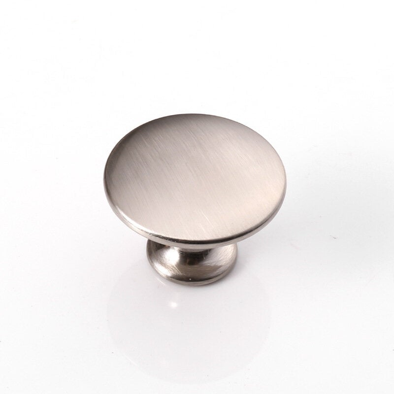 Modern Cupboard Pull Drawer Knobs Zinc Alloy Furniture Wardrobe Round Handle Pulls Image 1