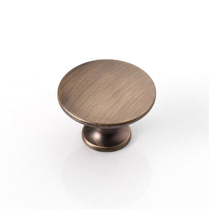 Modern Cupboard Pull Drawer Knobs Zinc Alloy Furniture Wardrobe Round Handle Pulls Image 10