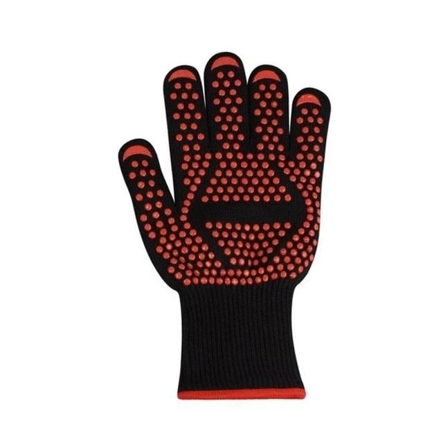 Microwave Oven Glove High Temperature Resistance Non-slip Oven Mitts Heat Insulation Kitchen Image 4