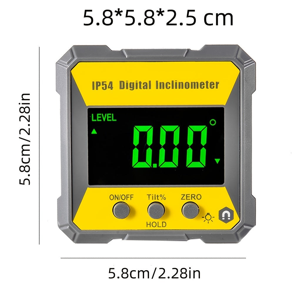 Mini High Precise Portable Digital Angle Gauge Detection Tool with LCD Screen Image 4