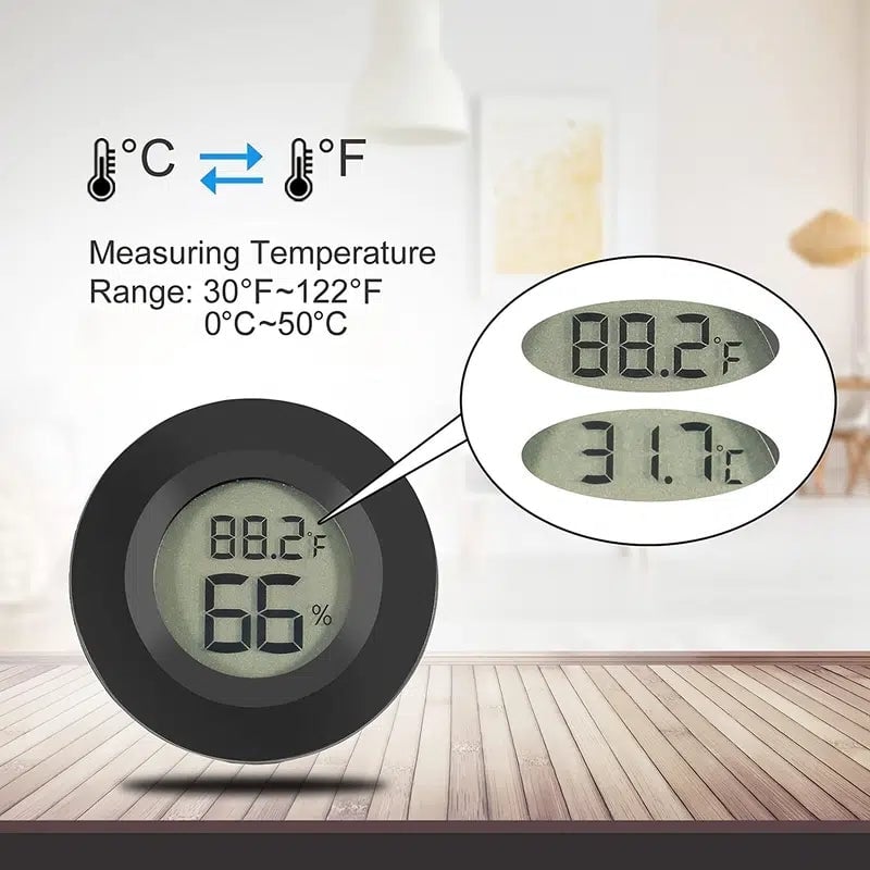 Mini LCD Digital Thermometer Detecting for Indoor Temperature Humidity Testing Image 5