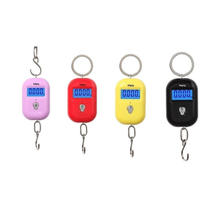 Mini Keychain Digital Hanging Scale Electronic Luggage Hook LCD Backlight Kitchen Steelyard Image 7