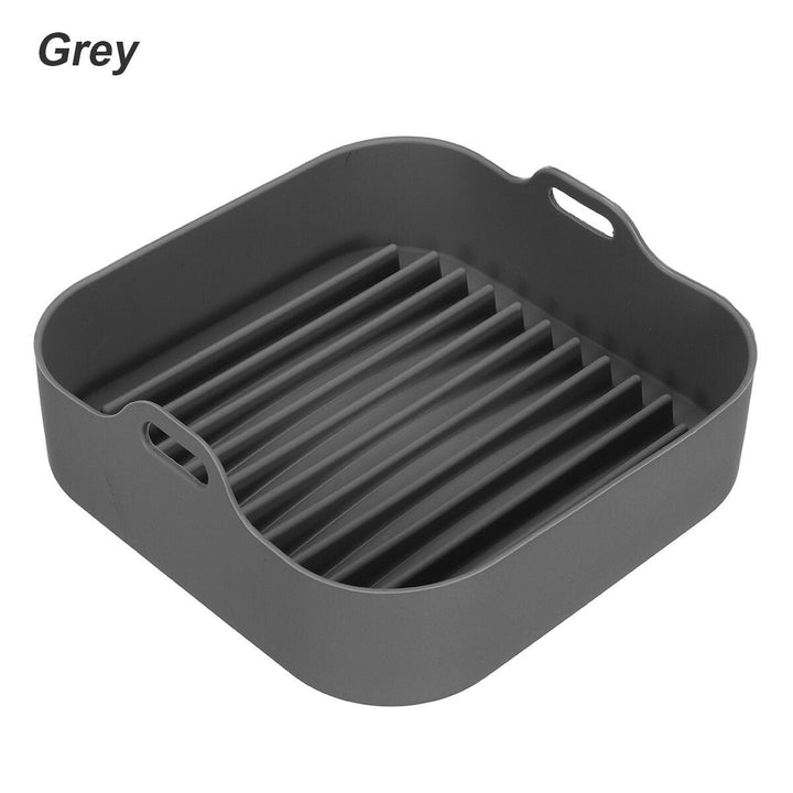 Multi-functional Silicone Baking Tray High Temperature Resistant Non-stick Bread Fried Baking Pan with Handles Image 4