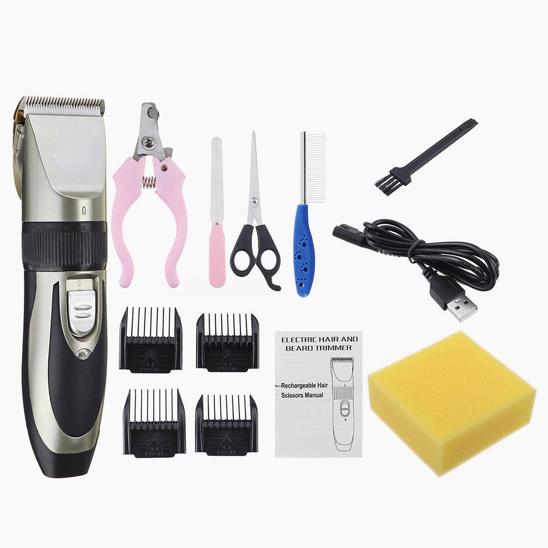 Pet Dog Cat Grooming Clippers Hair Trimmer Groomer Shaver Razor Quiet Clipper Image 1