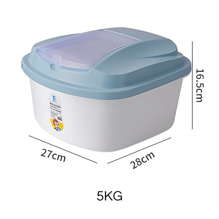 Pet Food Storage Container Rice Bucket Storage Container Box for Storing Rice Flour Dry Food Pet Food Image 1