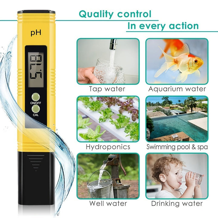 PH Meter for Water Hydroponics Digital PH Tester Pen Pocket Size Image 6