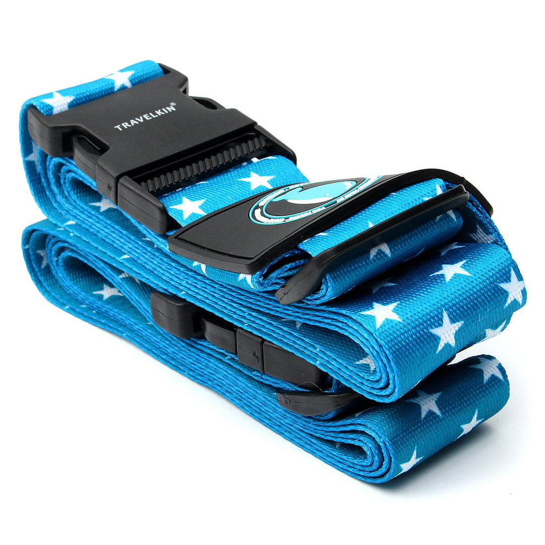 Outdoor Travel Luggage Cross Strap Suitcase Bag Packing Secure Buckle Band Image 3