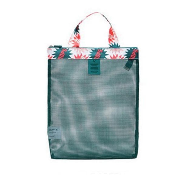 Outdoor Travel Mesh Wash Bag Pack Storage Pouch Summer Beach Swim Handbag Image 7