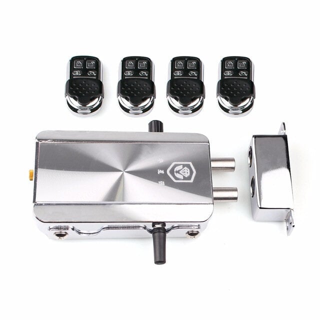 Remote Control Door Lock Wireless Lock Anti-theft Lock Automatically Intelligence Household for Home Image 1