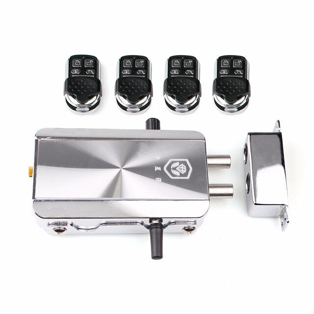 Remote Control Door Lock Wireless Lock Anti-theft Lock Automatically Intelligence Household for Home Image 7