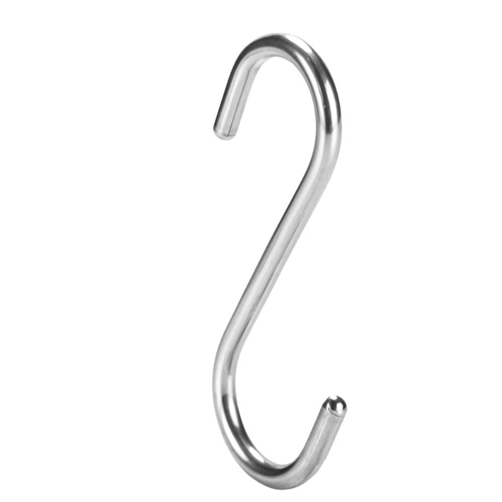 Powerful Silver "S" Shape Type 304 Stainless Steel House Kitchen Hanger Hooks Image 1