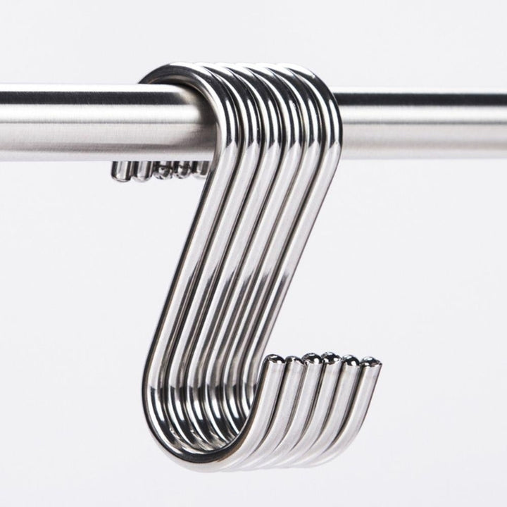 Powerful Silver "S" Shape Type 304 Stainless Steel House Kitchen Hanger Hooks Image 3