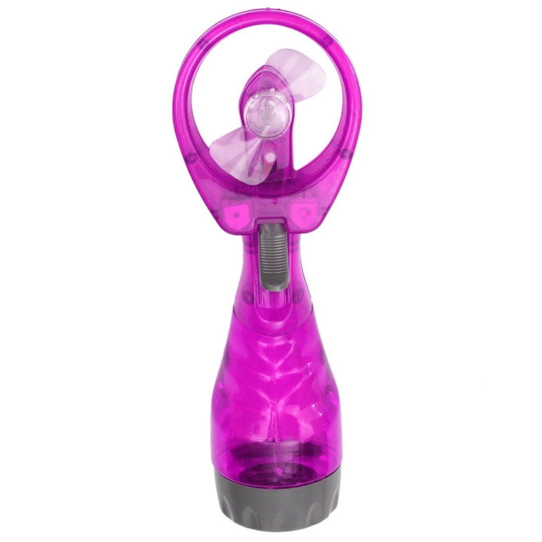 Portable Mini Hand Held Spray Cooling Fan Water Mist Sport Beach Travel Gadget Image 5