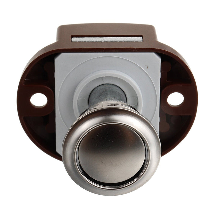 Push Button Catch Lock Drawer Cupboard Door Caravan Cabinet Latch Knob Home Image 2