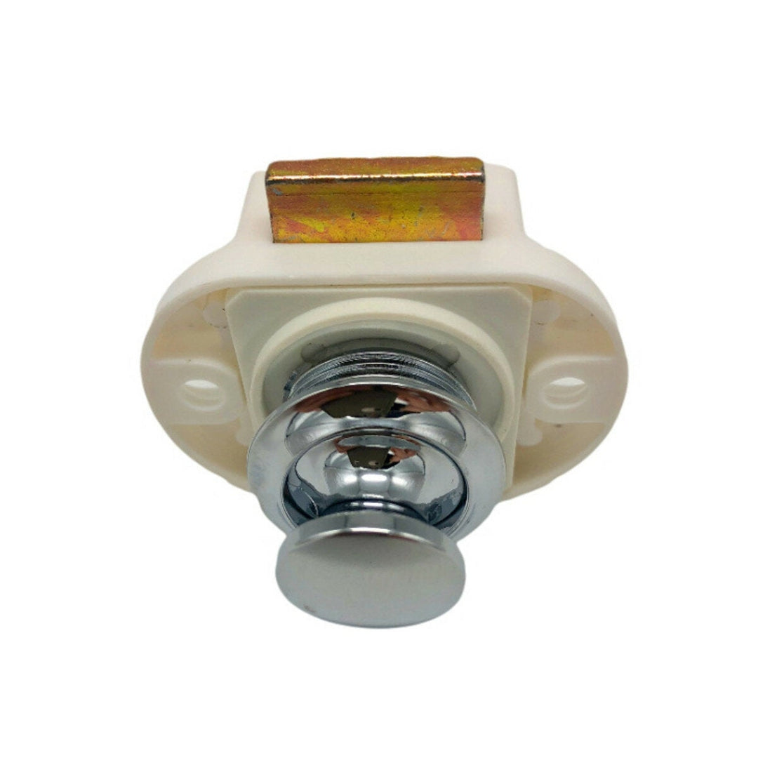 Push Button Catch Lock Drawer Cupboard Door Caravan Cabinet Latch Knob Home Image 6