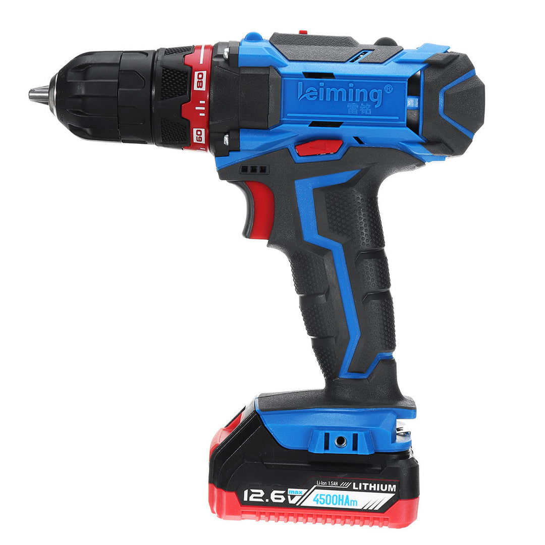 Profession Dual Speed Power Drill Cordless Electric Screwdriver with 27Pcs Accessories Image 4