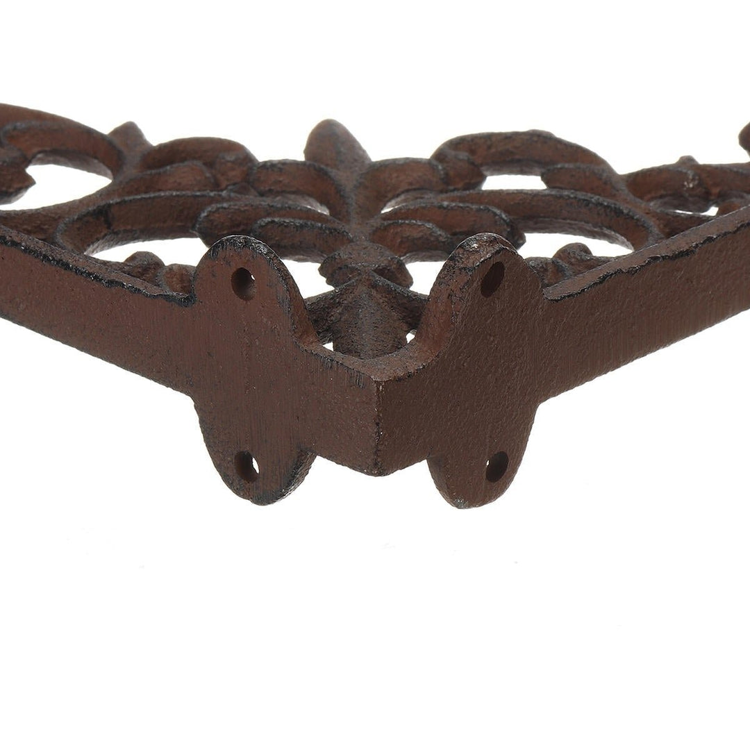 Retro Industrial Cast Iron Shelf Bracket Wall Mounted Supporter Garden Image 9