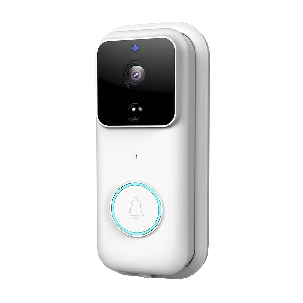 Smart Doorbell Camera 1080 Hd Wireless Wifi Doorbell Two Way Audio Intercom Ip Door Bell Home Security App Control Image 1