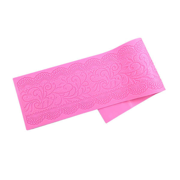 Silicone Cake Lace Mats Mold Fondant Cake Decorating Tools Wedding Flower Embossing Mould Image 2