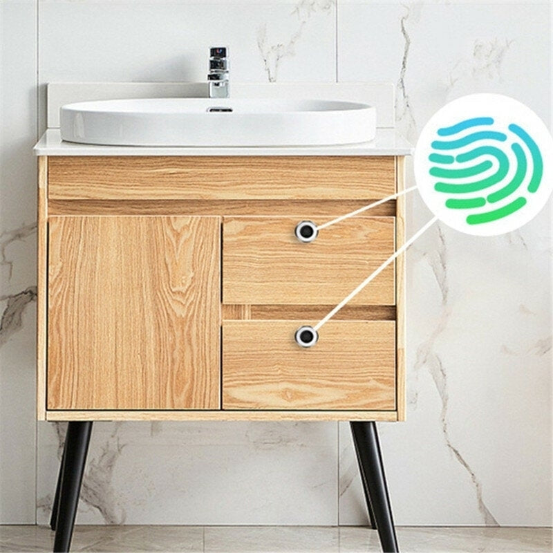 Smart Fingerprint Drawer Lock Furniture File Cabinet Shoe Letter Box Safe Image 5