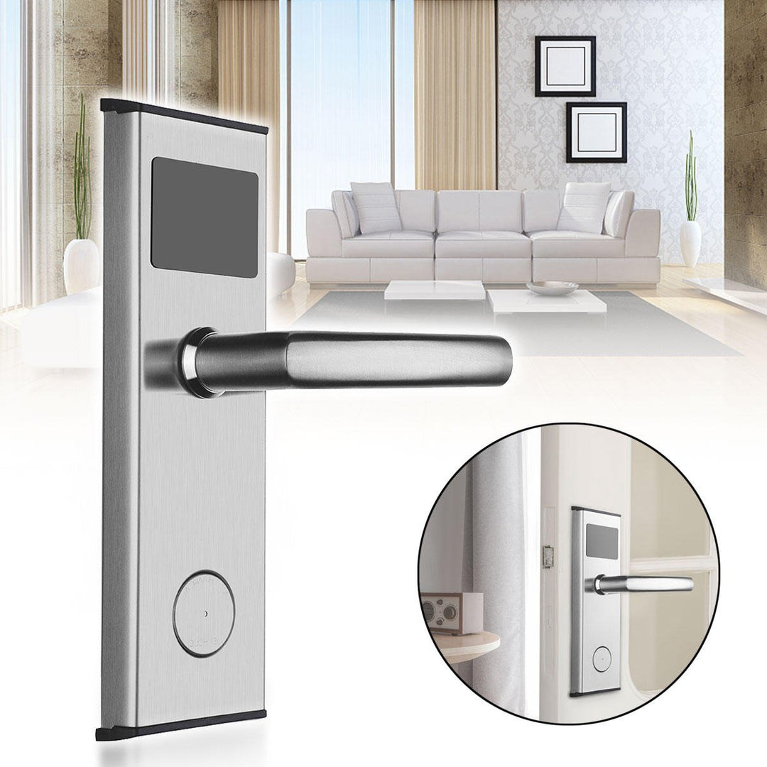 Stainless Intelligent RFID Digital Card Key Unlock Home Hotel Door Lock System Image 6