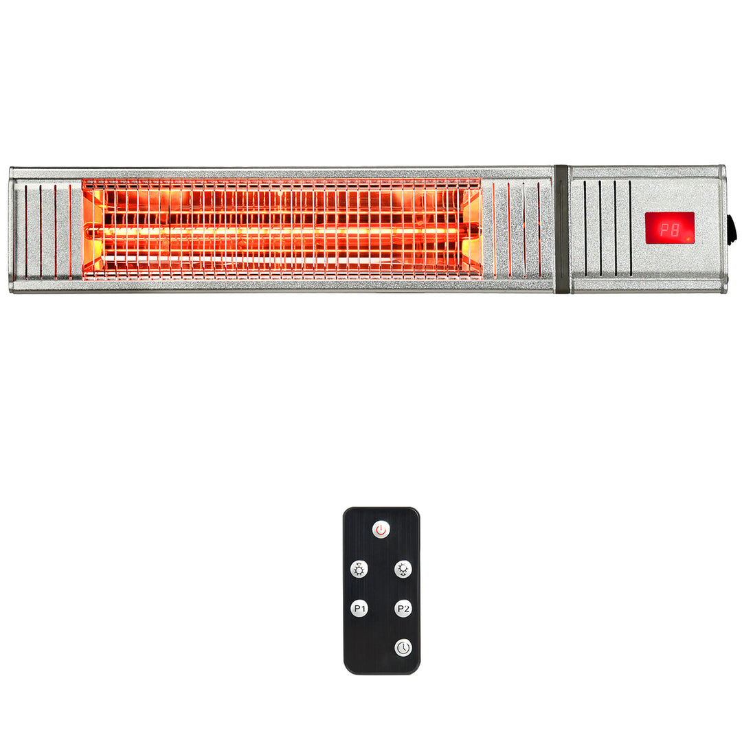 1500W Infrared Patio Heater w/ Remote Control and 24H Timer for Indoor Outdoor Image 10