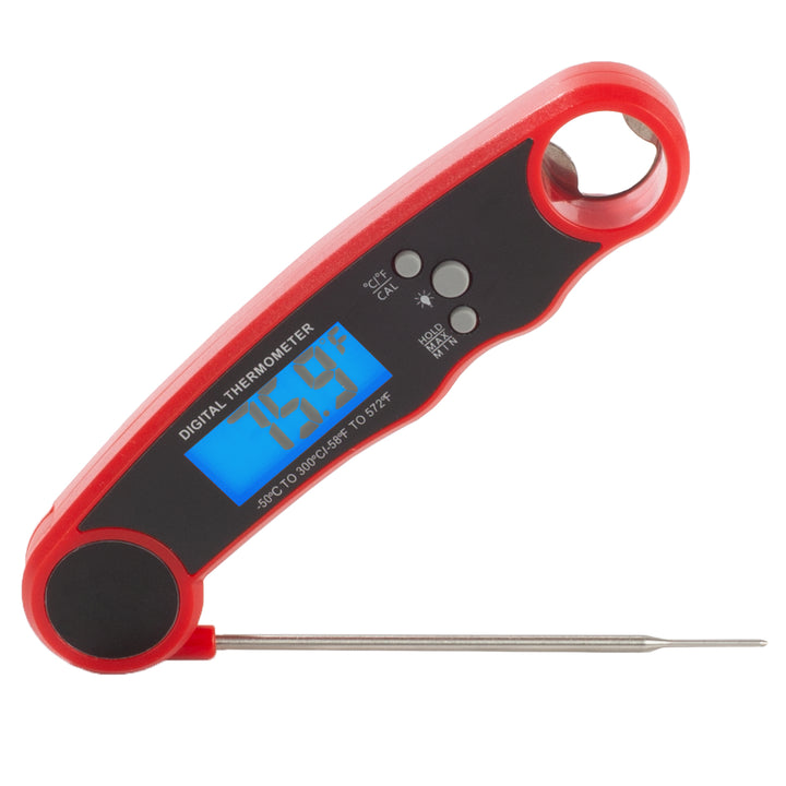 Instant Read Food Meat Thermometer Digital Magnetic Back Image 1