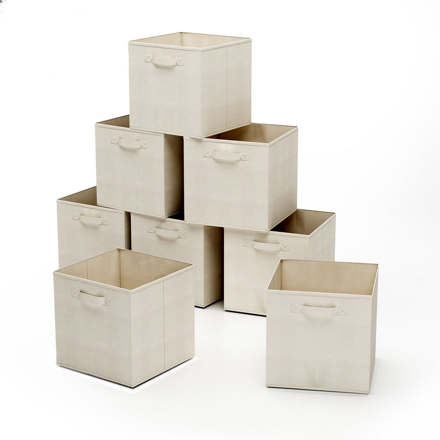 Storage Cubes 8-Piece Set of Storage Bins for Shelves Foldable Storage ...