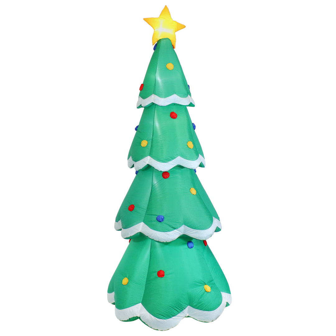 Sunnydaze Towering Green Christmas Tree Inflatable Yard Decoration - 9.5 ft Image 3