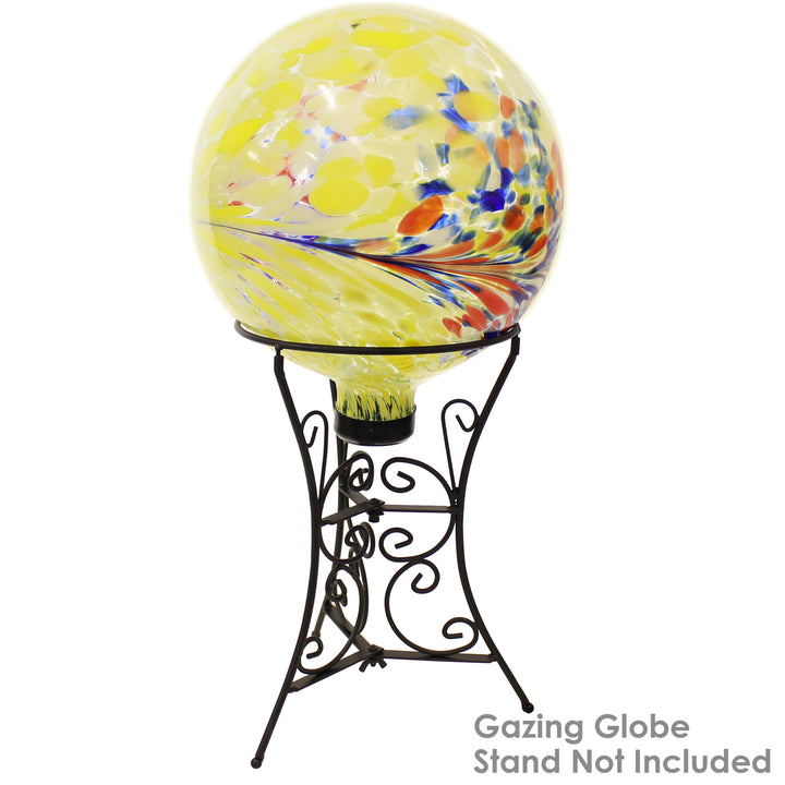 Sunnydaze Bright Summer Burst Glass Gazing Globe - 10 in - 2pk Image 5