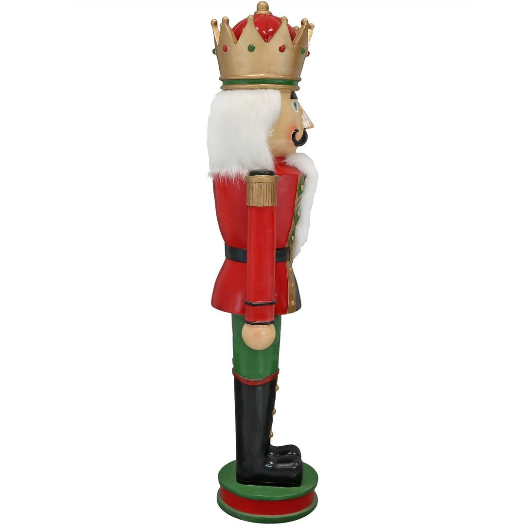 Sunnydaze Matthias the Prince Outdoor Nutcracker - 35 in - Set of 2 Image 9