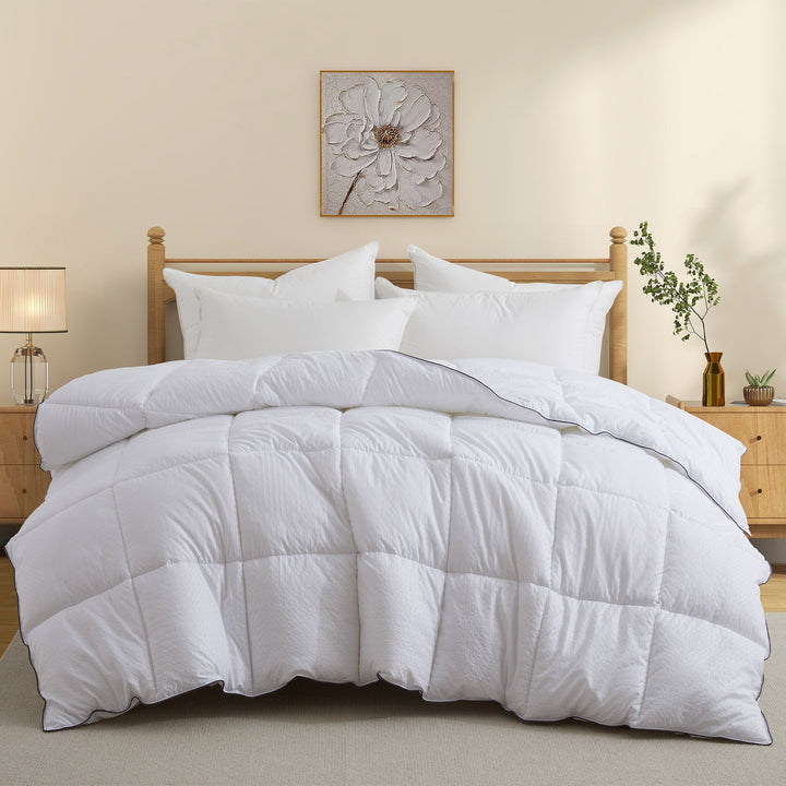 Puredown All Seasons Down Alternative Comforter Twin Full Queen King Sizes Image 1