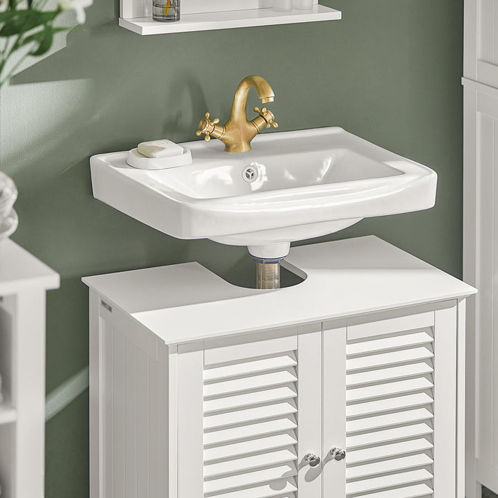 Haotian FRG237-W, Freestanding Bathroom Cabinet Image 6