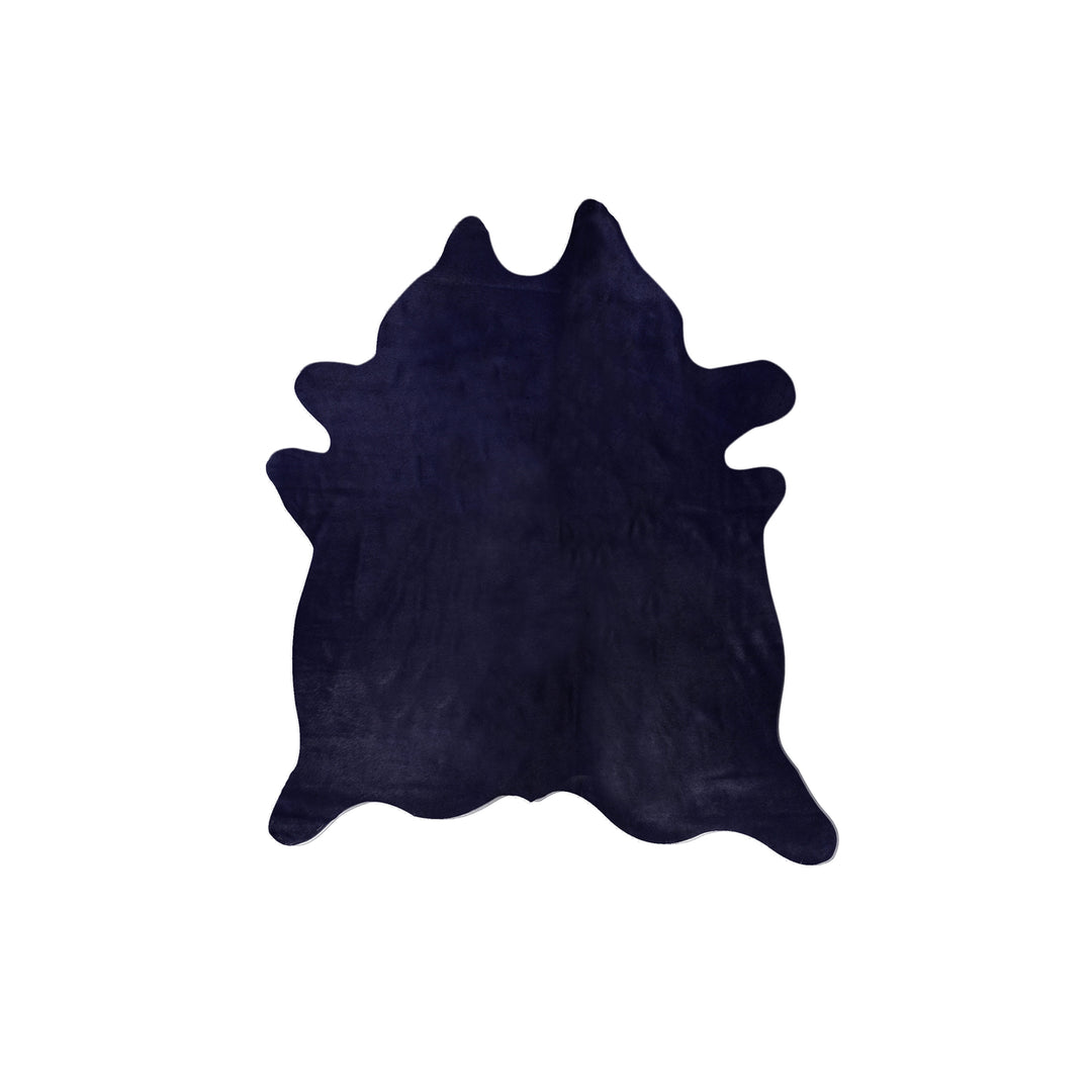 Natural Cowhide Rug Midnight 1-Piece Handmade Brazilian Quality Image 3