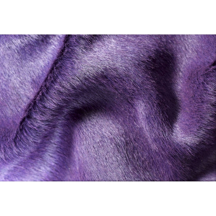 Natural  Geneva Cowhide Rug  1-Piece  Purple Image 3
