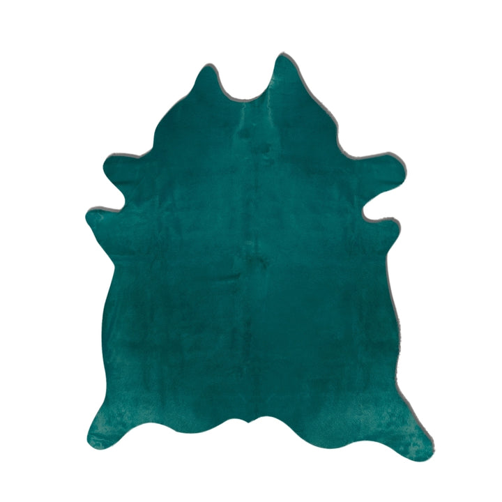 Natural Geneva Cowhide Rug Verde 1-Piece Handmade Brazilian Quality Image 1