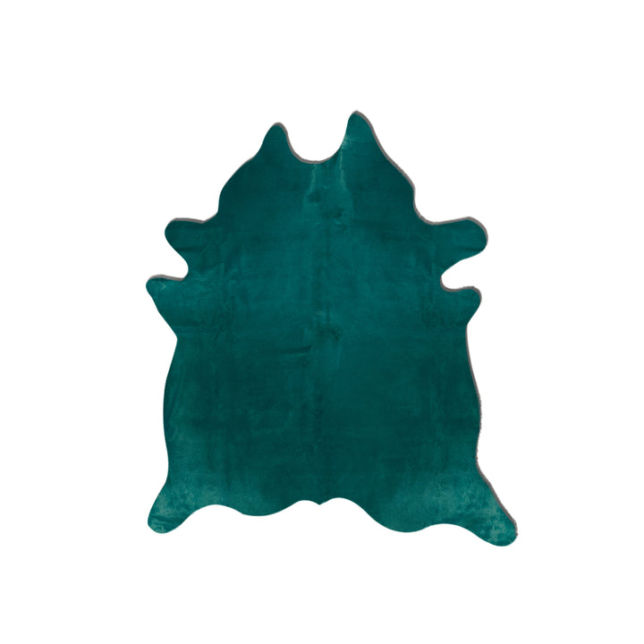 Natural Geneva Cowhide Rug Verde 1-Piece Handmade Brazilian Quality Image 3