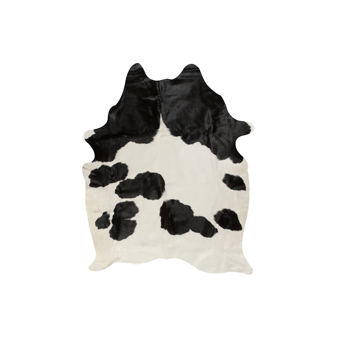 Kobe Cowhide Rug Natural White Black Brazilian Handmade 1-Piece Image 3