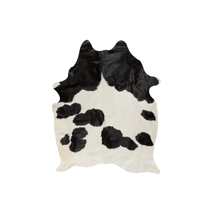 Kobe Cowhide Rug Natural White Black Brazilian Handmade 1-Piece Image 1